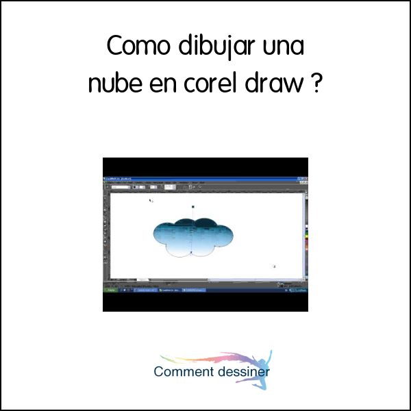 Como dibujar una nube en corel draw